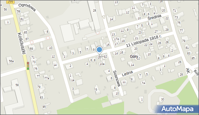 Radziejów, 11 Listopada 1918 r., 10, mapa Radziejów