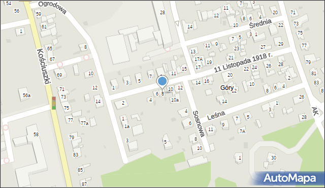 Radziejów, 11 Listopada 1918 r., 8, mapa Radziejów