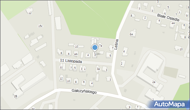 Ruciane-Nida, 11 Listopada, 2, mapa Ruciane-Nida