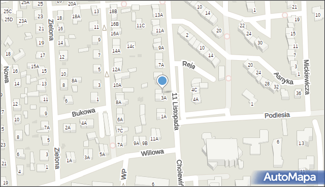 Rypin, 11 Listopada, 3B, mapa Rypin