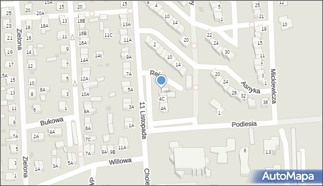 Rypin, 11 Listopada, 4E, mapa Rypin