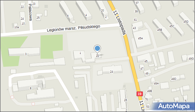 Siemiatycze, 11 Listopada, 22, mapa Siemiatycze