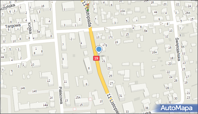 Siemiatycze, 11 Listopada, 4a, mapa Siemiatycze