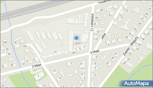 Siewierz, 11 Listopada, 19, mapa Siewierz