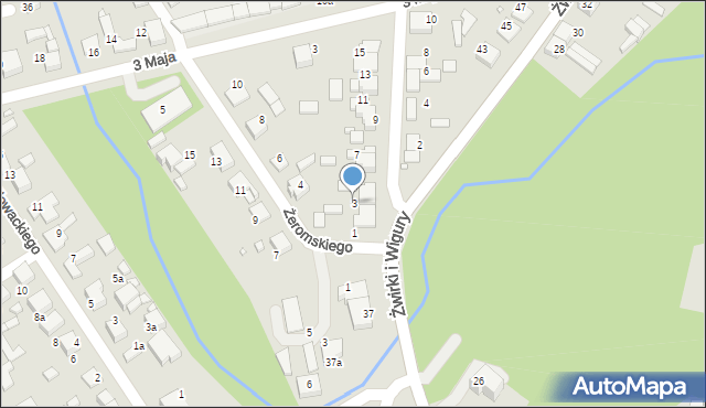 Siewierz, 11 Listopada, 3, mapa Siewierz