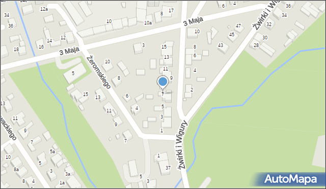 Siewierz, 11 Listopada, 7, mapa Siewierz