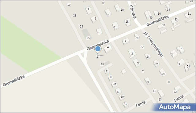 Sławno, 11 Listopada, 27, mapa Sławno