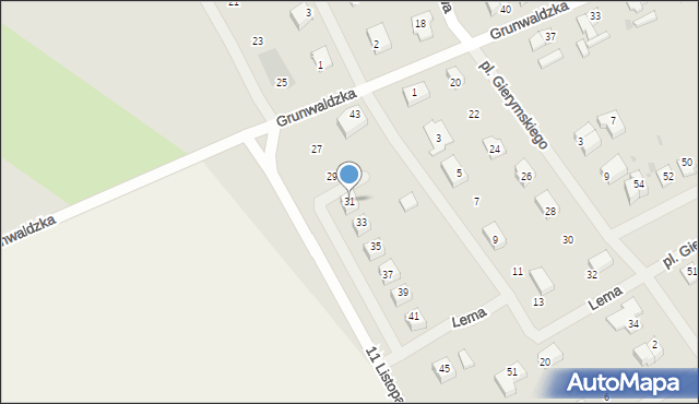 Sławno, 11 Listopada, 31, mapa Sławno