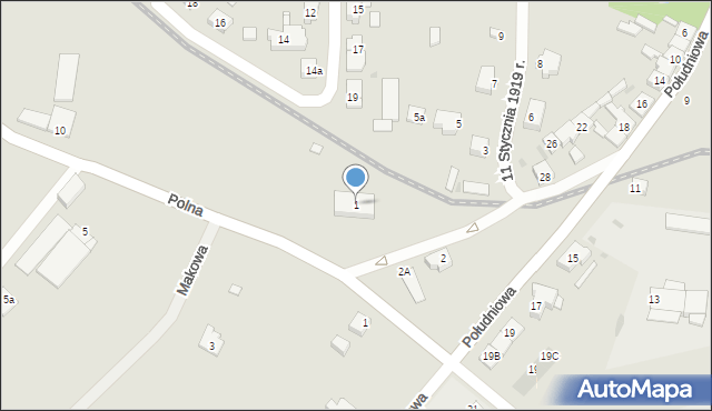 Śmigiel, 11 Stycznia 1919 r., 1, mapa Śmigiel