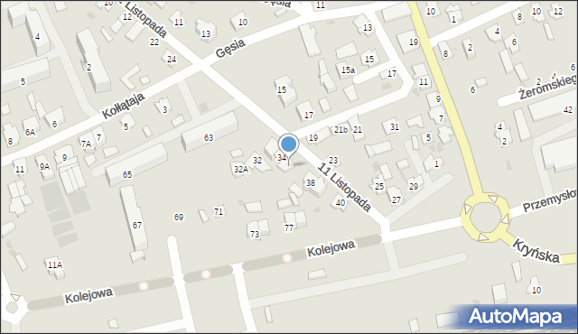 Sokółka, 11 Listopada, 36, mapa Sokółka