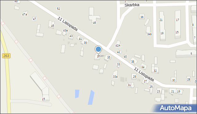 Sompolno, 11 Listopada, 37, mapa Sompolno