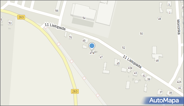 Sompolno, 11 Listopada, 47a, mapa Sompolno