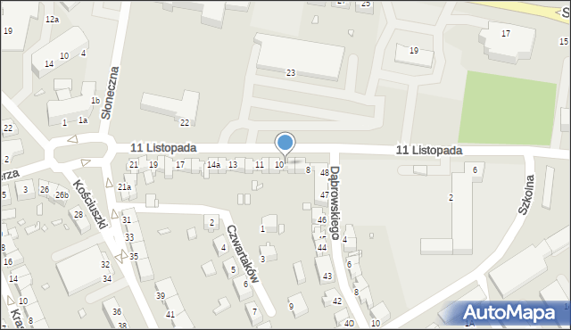 Stargard, 11 Listopada, 9, mapa Stargard