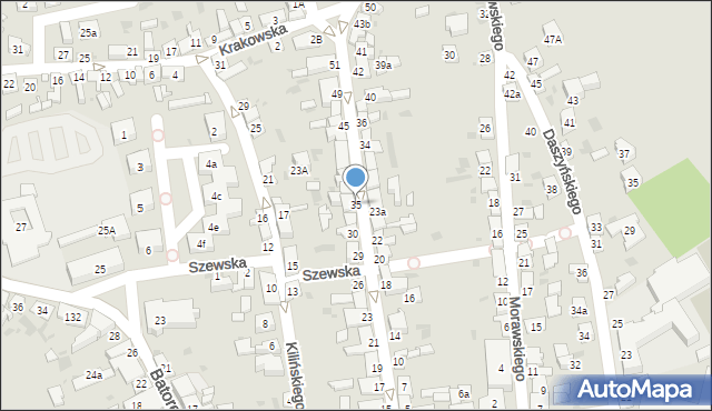 Stary Sącz, 11 Listopada, 35, mapa Stary Sącz