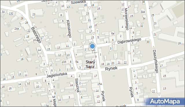Stary Sącz, 11 Listopada, 8, mapa Stary Sącz