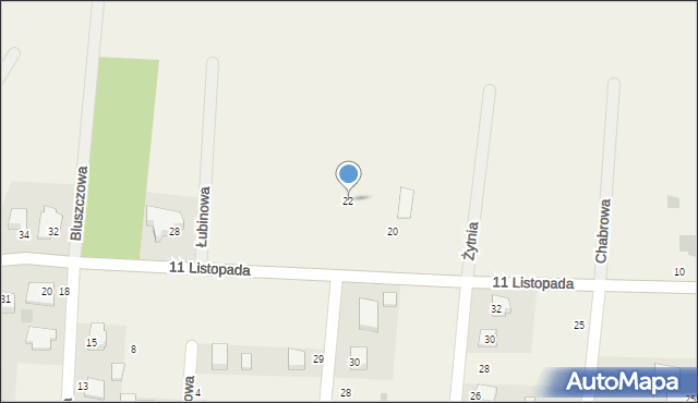 Strzegowo, 11 Listopada, 22, mapa Strzegowo