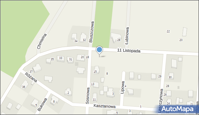 Strzegowo, 11 Listopada, 29, mapa Strzegowo