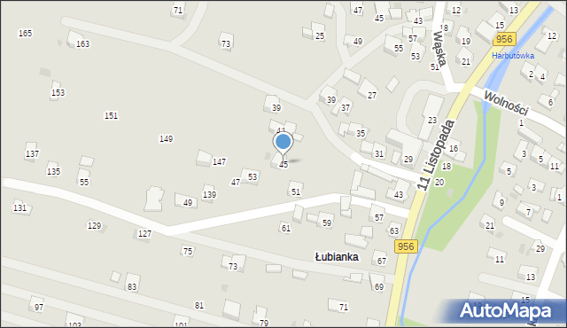 Sułkowice, 11 Listopada, 45, mapa Sułkowice