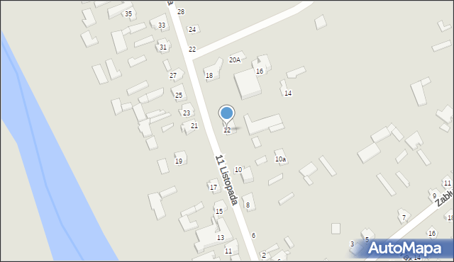 Suraż, 11 Listopada, 12, mapa Suraż