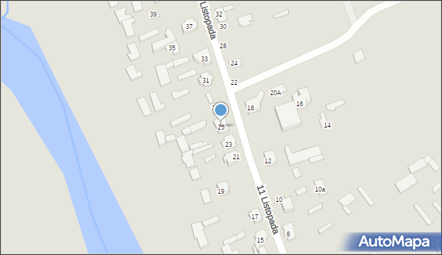 Suraż, 11 Listopada, 25, mapa Suraż