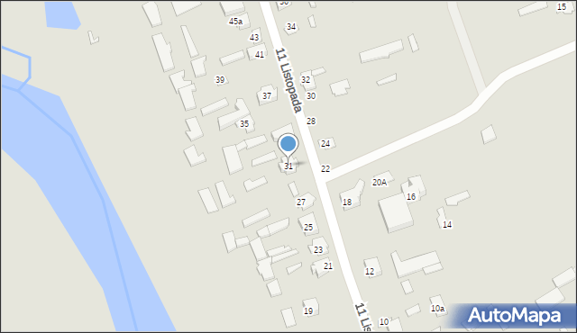 Suraż, 11 Listopada, 31, mapa Suraż