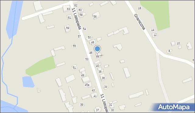 Suraż, 11 Listopada, 44, mapa Suraż