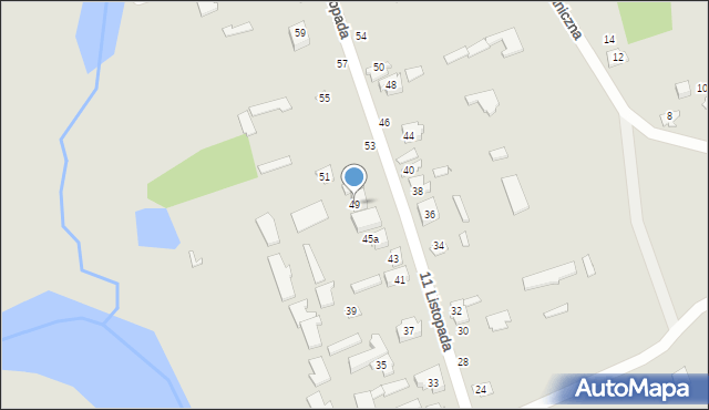 Suraż, 11 Listopada, 49, mapa Suraż