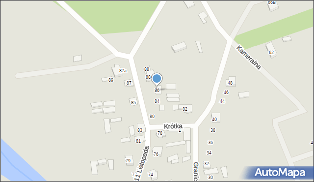 Suraż, 11 Listopada, 86, mapa Suraż