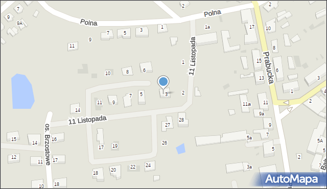 Susz, 11 Listopada, 4, mapa Susz