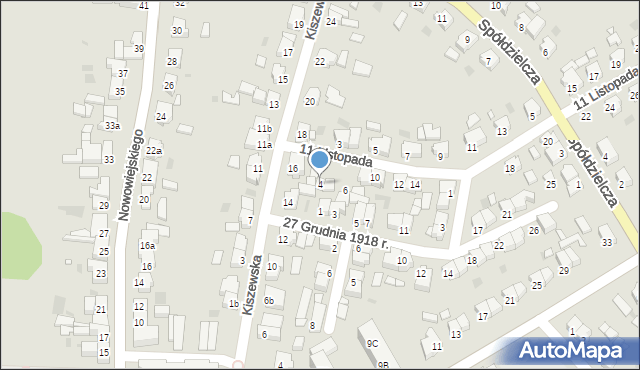 Szamotuły, 11 Listopada, 4, mapa Szamotuły