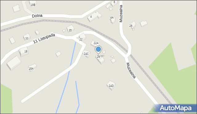 Szklarska Poręba, 11 Listopada, 24, mapa Szklarska Poręba