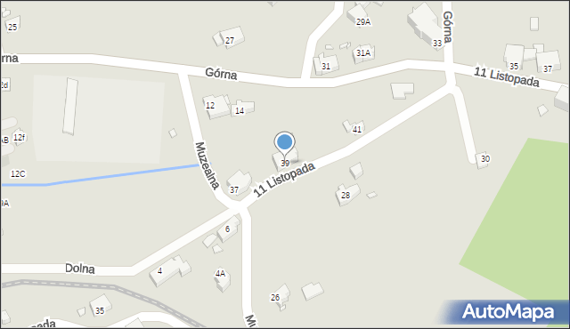 Szklarska Poręba, 11 Listopada, 39, mapa Szklarska Poręba