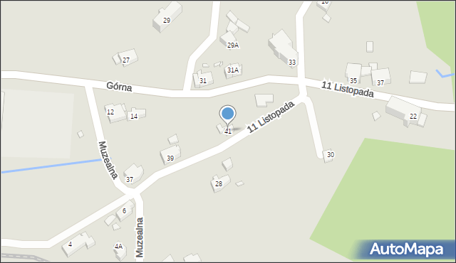 Szklarska Poręba, 11 Listopada, 41, mapa Szklarska Poręba