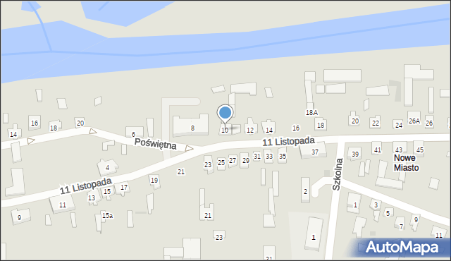 Tykocin, 11 Listopada, 10, mapa Tykocin