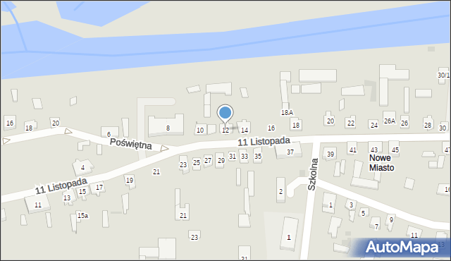 Tykocin, 11 Listopada, 12, mapa Tykocin