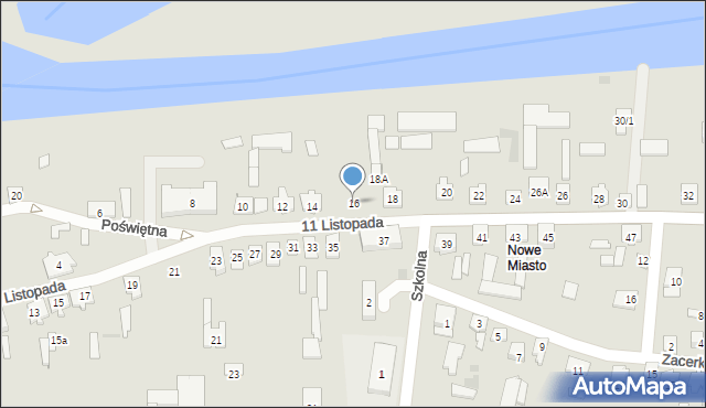 Tykocin, 11 Listopada, 16, mapa Tykocin