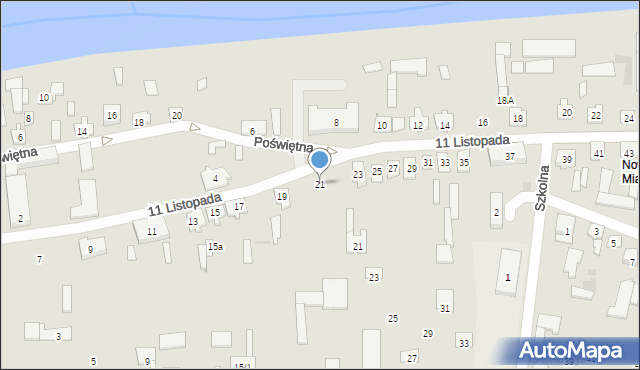 Tykocin, 11 Listopada, 21, mapa Tykocin