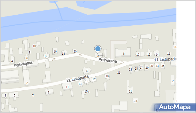 Tykocin, 11 Listopada, 6, mapa Tykocin