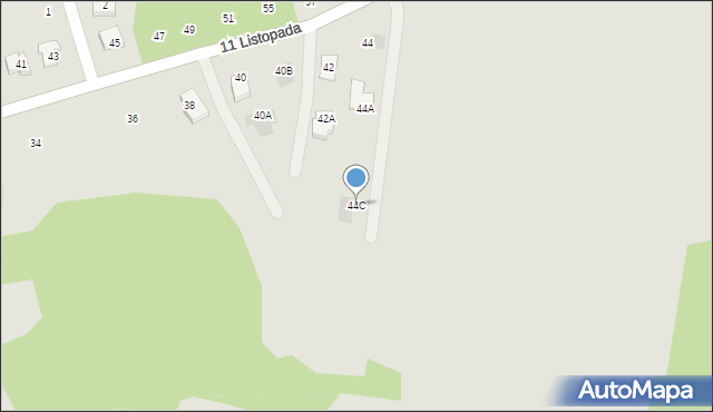 Wasilków, 11 Listopada, 44C, mapa Wasilków