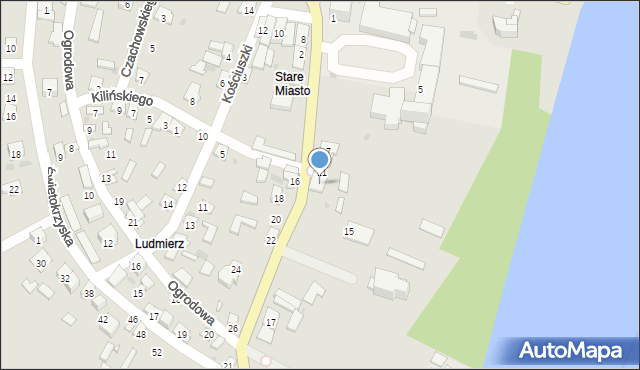 Zawichost, 11 Listopada, 13, mapa Zawichost