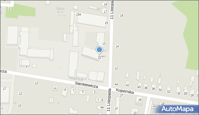 Zwoleń, 11 Listopada, 11, mapa Zwoleń