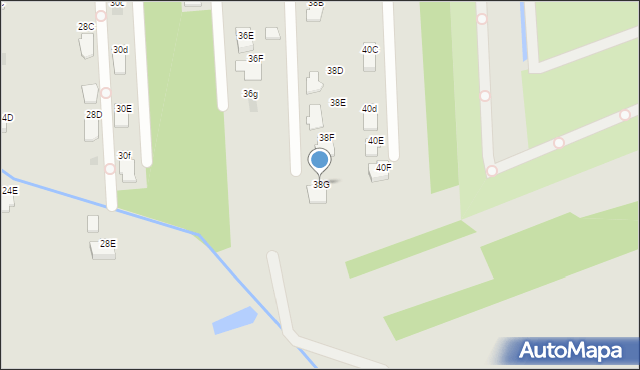 Tarnobrzeg, 12 Października, 38G, mapa Tarnobrzegu