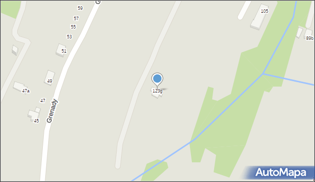 Bielsko-Biała, 13 Zakrętów, 123g, mapa Bielsko-Białej