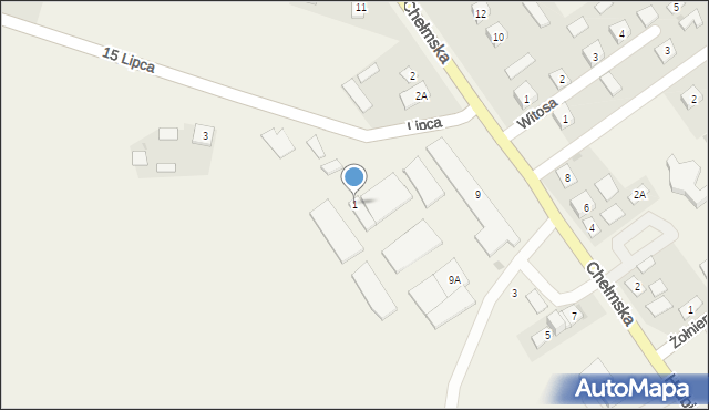 Białopole, 15 Lipca, 1, mapa Białopole