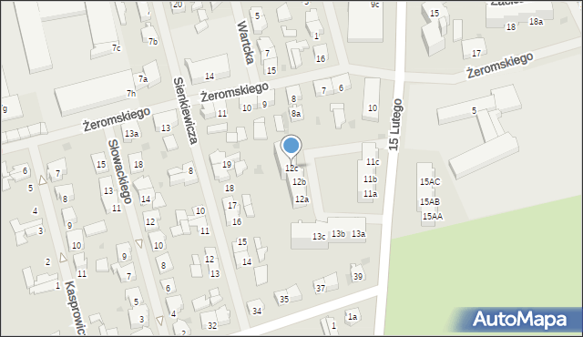 Nowogard, 15 Lutego, 12c, mapa Nowogard