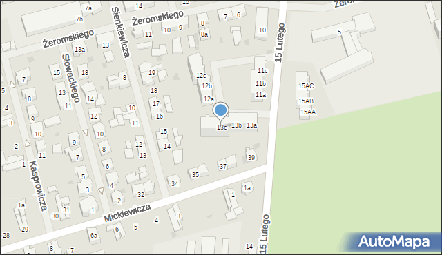 Nowogard, 15 Lutego, 13c, mapa Nowogard