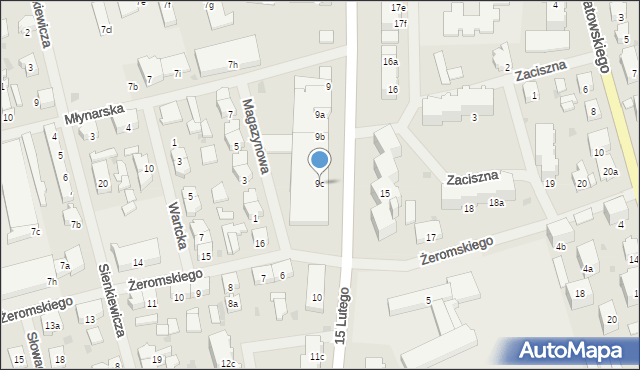 Nowogard, 15 Lutego, 9c, mapa Nowogard