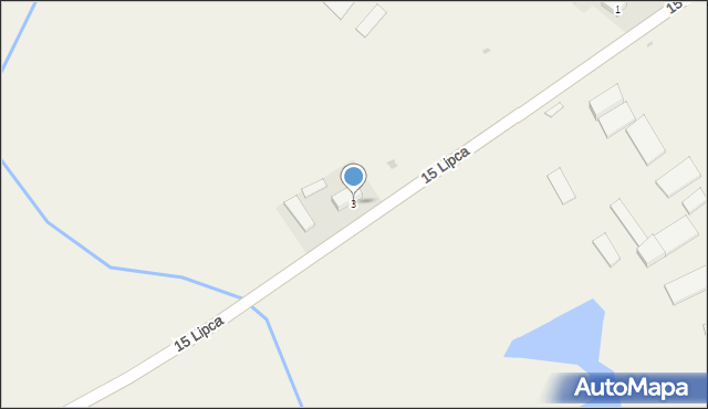 Prostki, 15 Lipca, 3, mapa Prostki