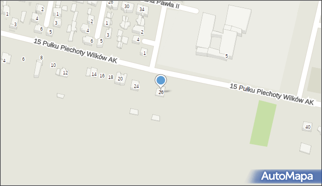 Ryki, 15 Pułku Piechoty Wilków AK, 26, mapa Ryki