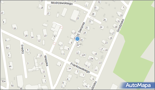 Sandomierz, 15 Sierpnia, 14, mapa Sandomierza